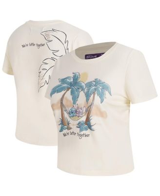 Freeze Max - Women's Cream Lilo and Stitch Better Together Baby Doll T-Shirt
