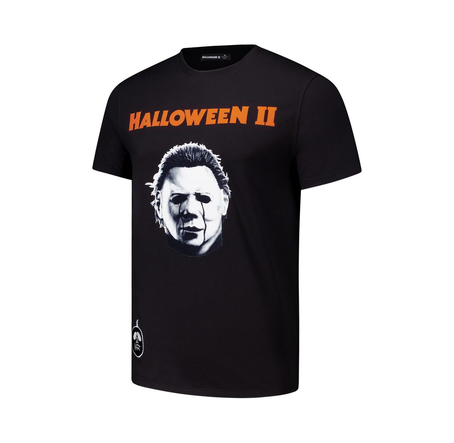 Men's Black Halloween Pumpkin T-Shirt