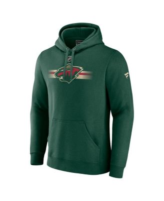 Men's Green Minnesota Wild Authentic Pro Secondary Pullover Hoodie