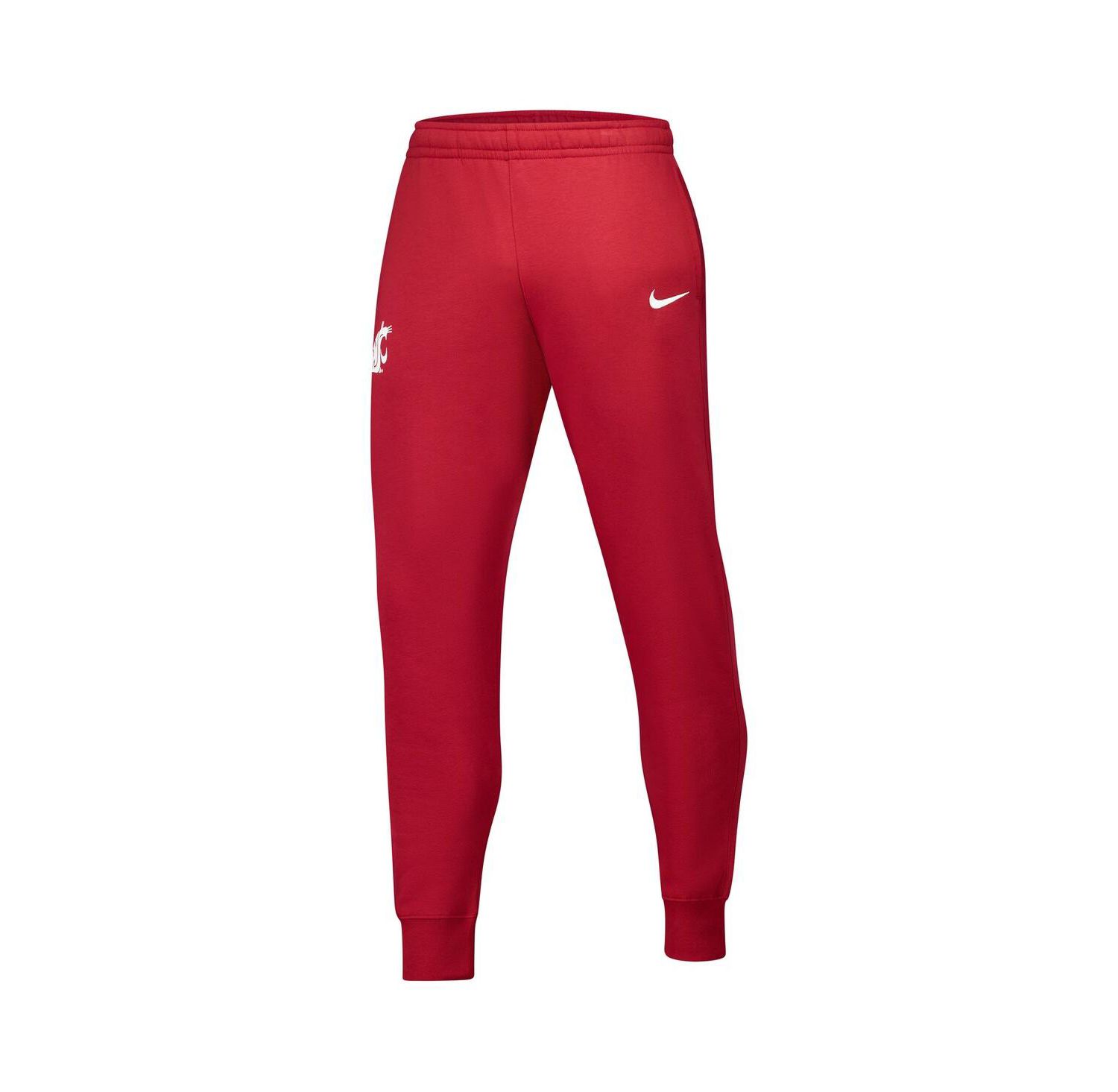 Men's Crimson Washington State Cougars Club Fleece Pants