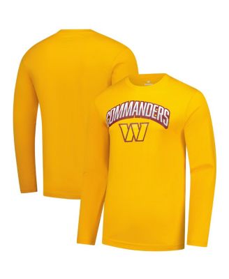 Fanatics - Men's Gold Washington Commanders Long Sleeve T-Shirt