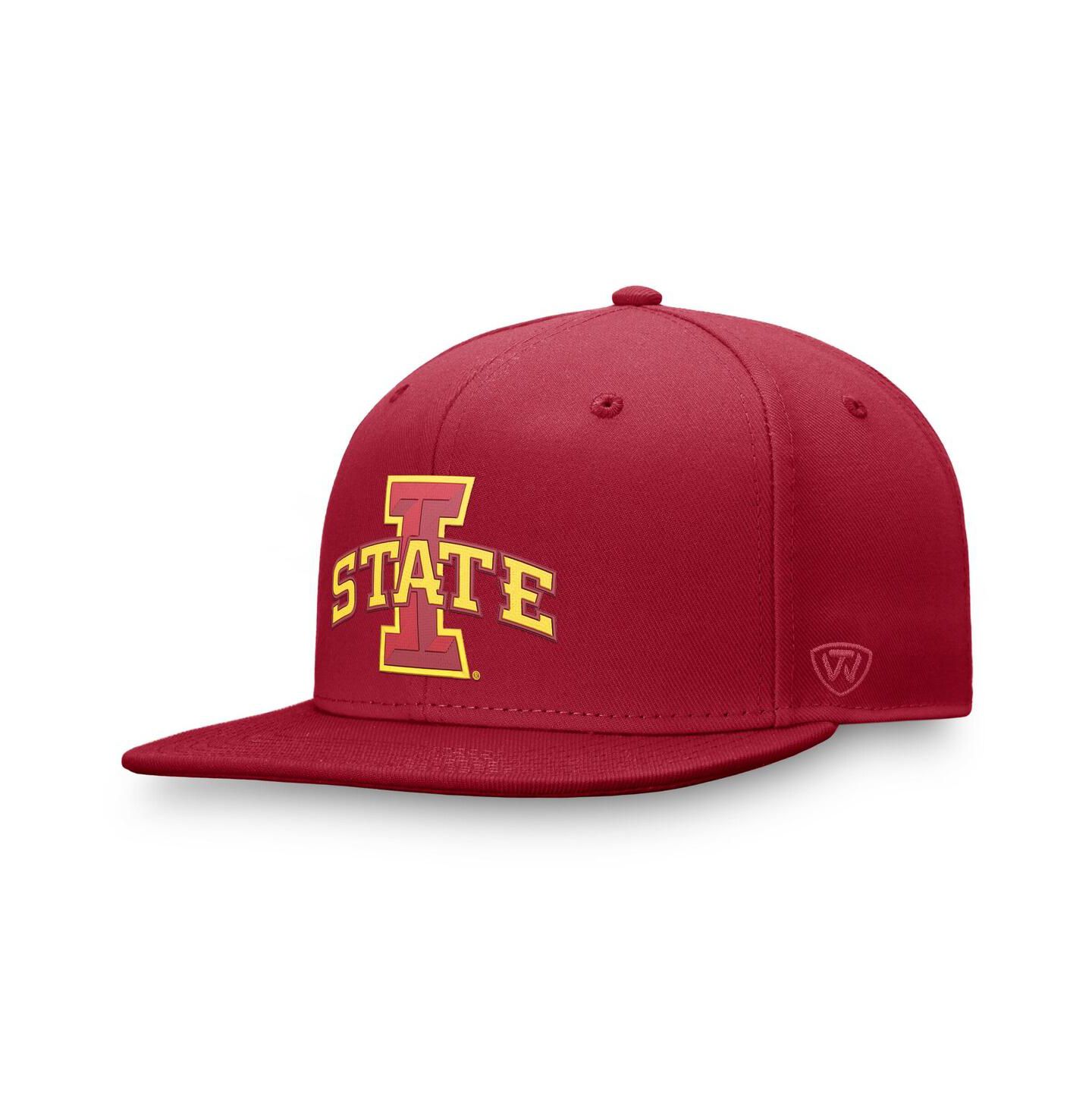 Мужская кепка Top of the World Cardinal Iowa State Cyclones Fundamental Snapback Hat — фото 1
