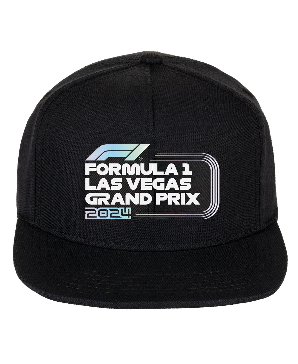 Men's Black Formula 1 2024 Las Vegas Grand Prix Classic Snapback Hat - Black