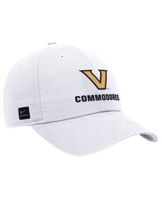 Nike - Men's White Vanderbilt Commodores 2025 On-Field Club Adjustable Hat