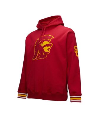 Men's Cardinal USC Trojans Chainstitch Fleece Pullover Hoodie