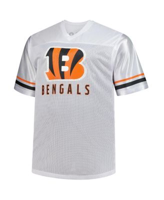 Men's Joe Burrow White Cincinnati Bengals Big Tall V-Neck Fashion Jersey