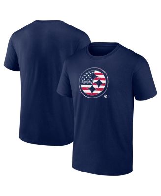 Fanatics - Men's Navy Pittsburgh Steelers Big Tall Americana T-Shirt