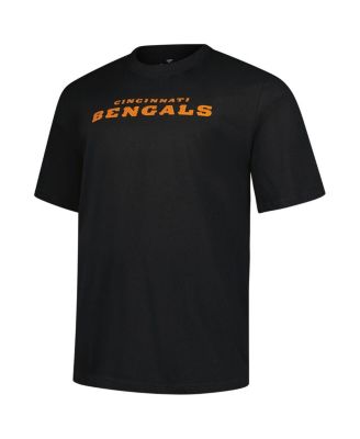 Men's Black Cincinnati Bengals Big Tall Number One Dad T-Shirt