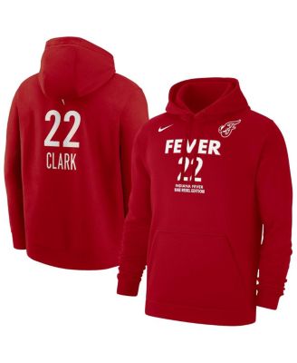 Nike - Men's Caitlin Clark Red Indiana Fever Rebel&nbsp;Edition Name Number Pullover Hoodie