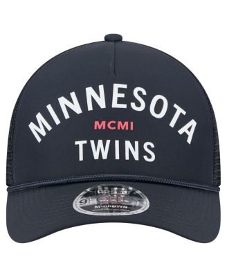 Men's Navy Minnesota Twins Minimalist 9FORTY A-Frame Adjustable Hat