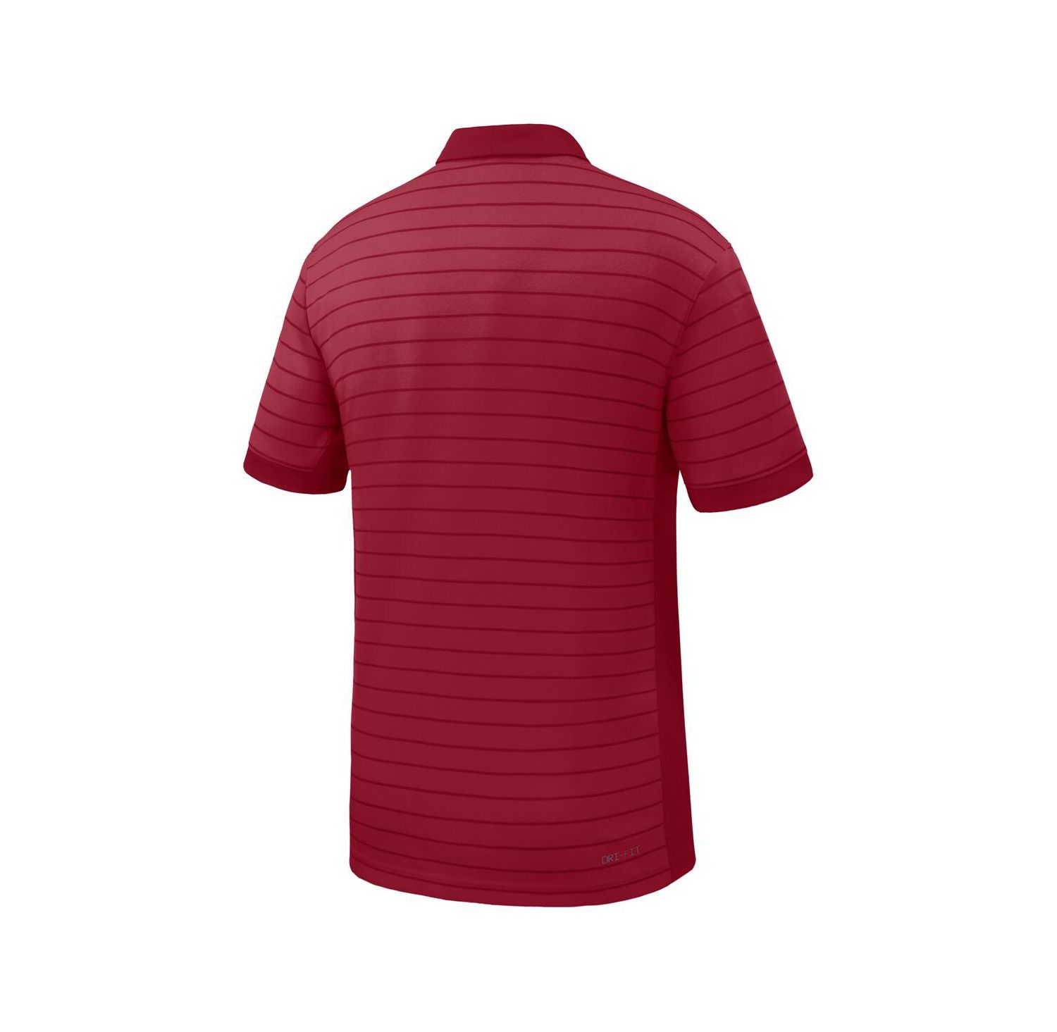 Men's Crimson Washington State Cougars 2025 Early Season Coaches Sideline Victory Stripe Performance Polo Shirt