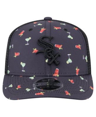 Men's Navy Chicago White Sox Adventure Drinks Pattern 9SEVENTY Stretch-Snap Hat