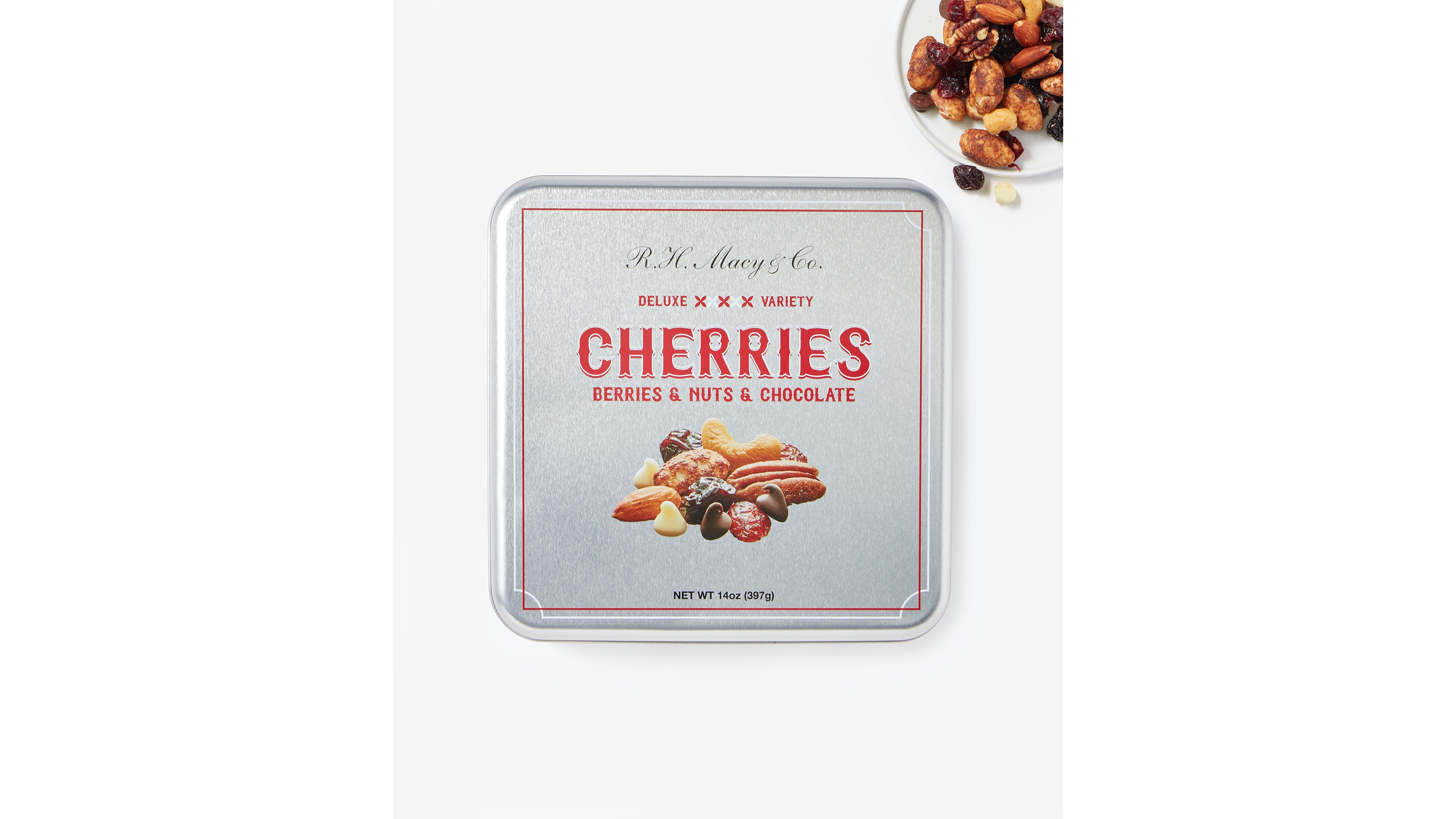 R.h Macy & Co. Holiday Deluxe Assortment Cherries, Berries, Nuts & Chocolate, 14 oz.