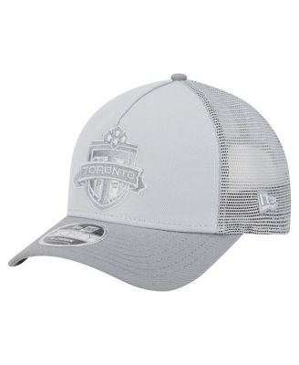 Men's Gray Toronto FC Color Pack 9FORTY M-Crown A-Frame Adjustable Trucker Hat