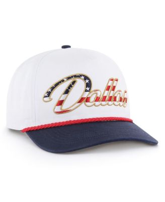 Men's White Dallas Cowboys Patriotic Overhand Hitch Adjustable Hat