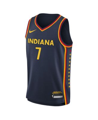 Big Boys and Girls Aliyah Boston Navy Indiana Fever Explorer Swingman Jersey