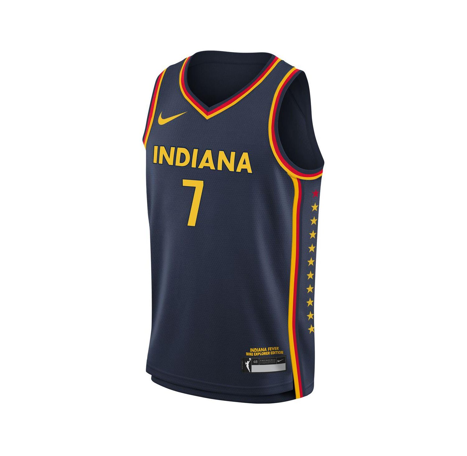 Big Boys and Girls Aliyah Boston Navy Indiana Fever Explorer Swingman Jersey