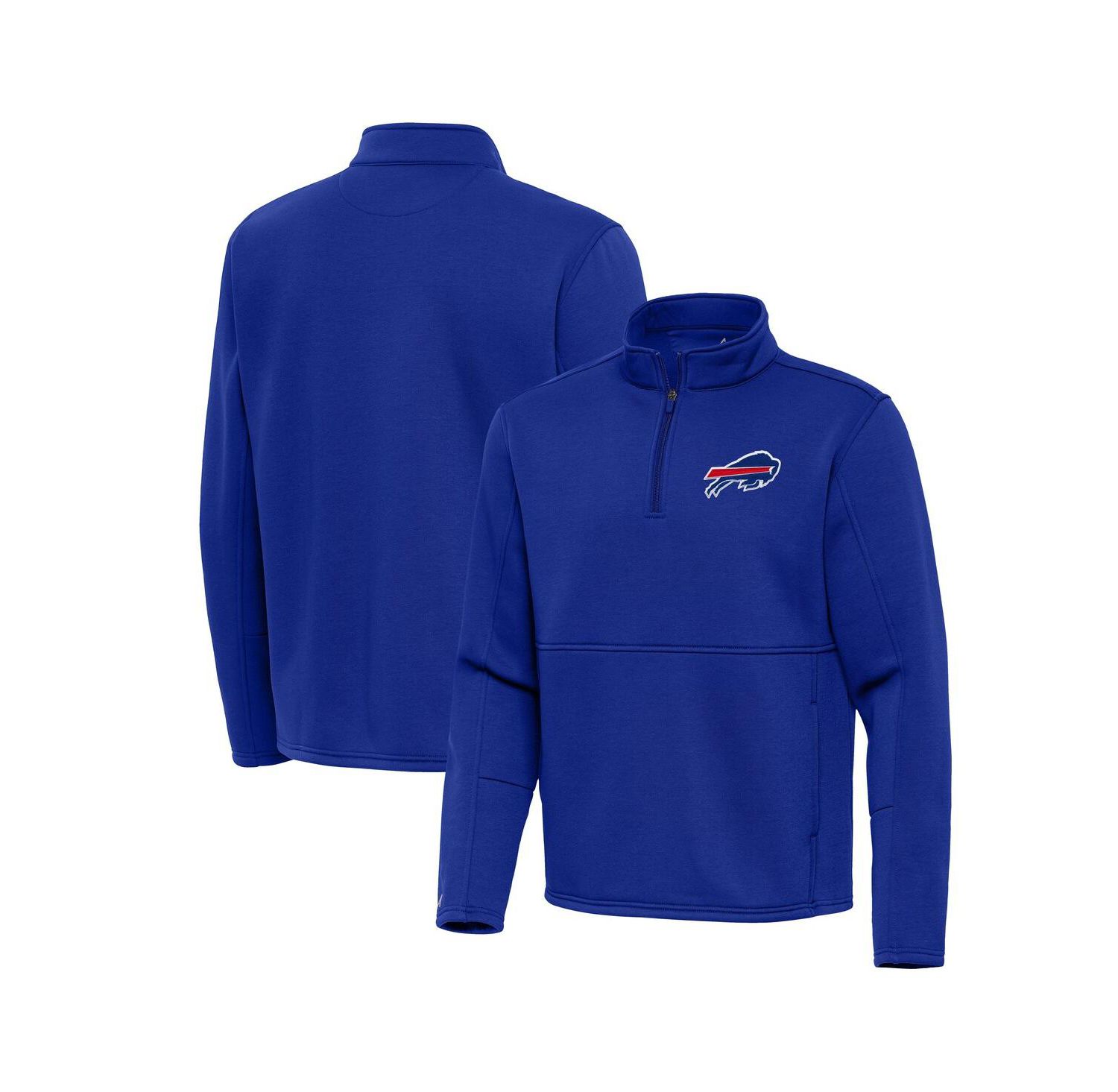 Men's Royal Buffalo Bills Twist Quarter-Zip Pullover Jacket