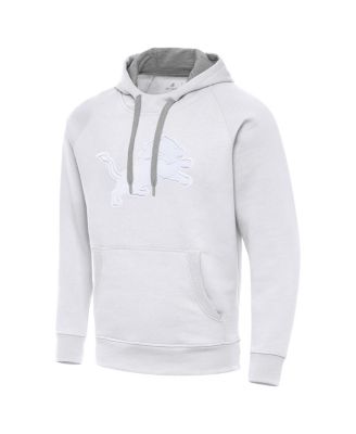 Men's White Detroit Lions Victory Pullover Hoodie
