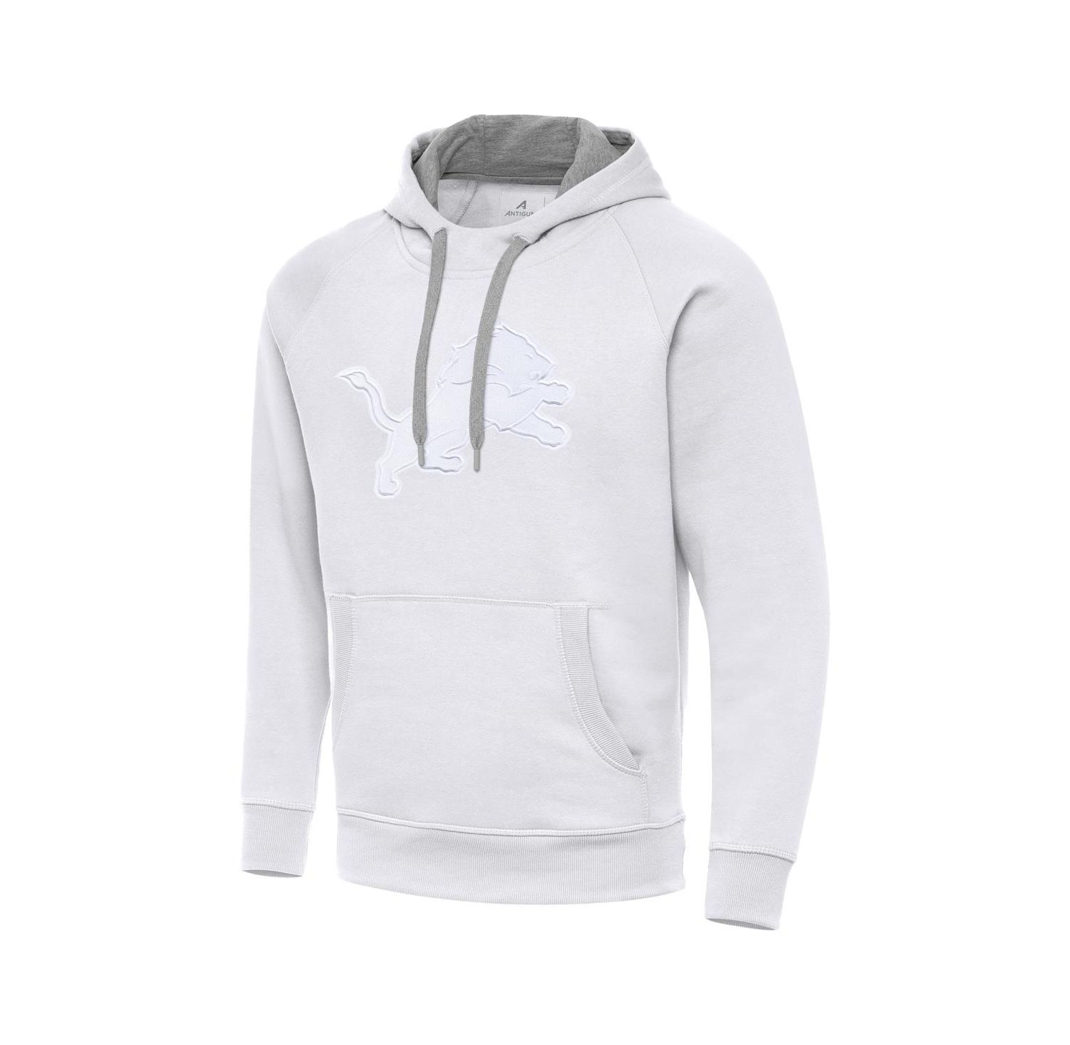 Men's White Detroit Lions Victory Pullover Hoodie