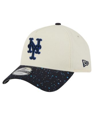 New Era - Men's Cream New York Mets Speckle A-Frame 9FORTY Adjustable Hat