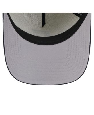 Men's Cream Cleveland Guardians Speckle A-Frame 9FORTY Adjustable Hat