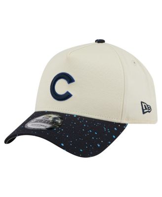 New Era - Men's Cream Chicago Cubs Speckle A-Frame 9FORTY Adjustable Hat