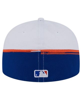 Men's Royal/White New York Mets Paint Stroke 59FIFTY&nbsp;Fitted Hat