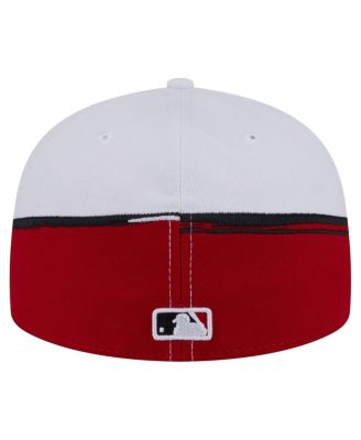 Men's Red/White Cincinnati Reds Paint Stroke 59FIFTY&nbsp;Fitted Hat