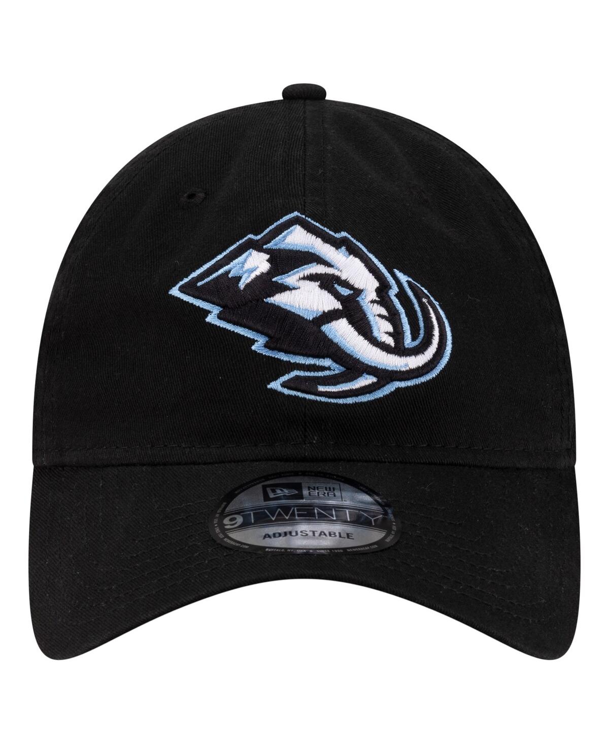New Era Men's Black Utah Mammoth 9TWENTY Adjustable Hat