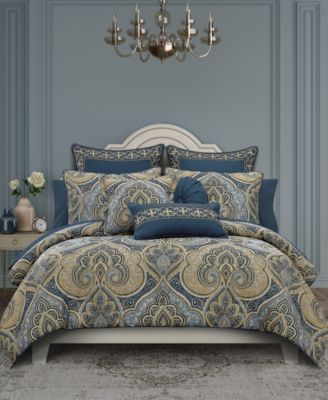 Messina Damask 3-Pc. Comforter Set, Full/Queen