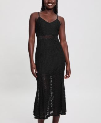 Women's Sleeveless V-Neck Midi Dress