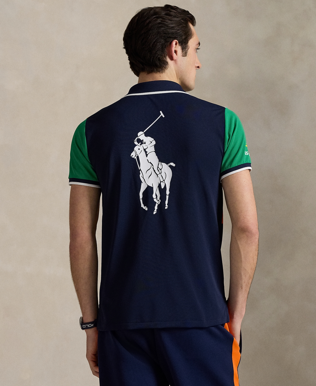 Polo Ralph Lauren Unisex Us Open Custom Slim Mesh Polo Shirt In Multi