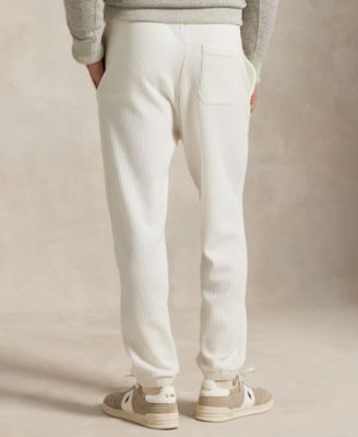 Men's Waffle-Knit Fleece Sweatpants