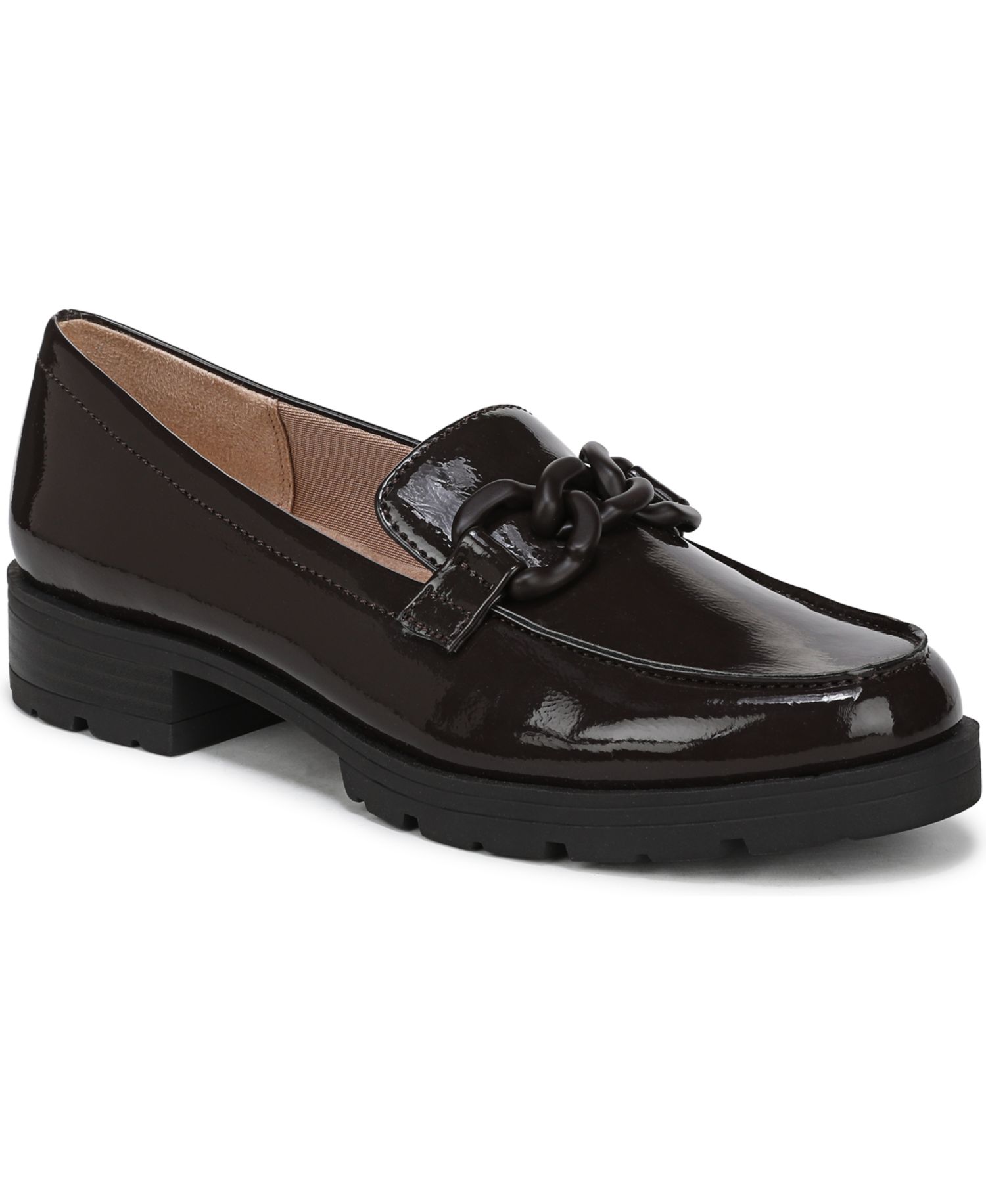 Women's London 2 Chain Detail Lug Sole Loafers