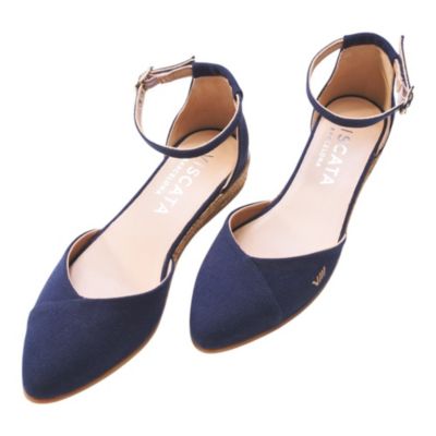 Women's Montroig Canvas Espadrille Flats Ankle Strap