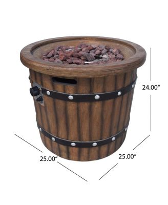 ROUND 25" MGO FIRE PIT - 40 000 BTU