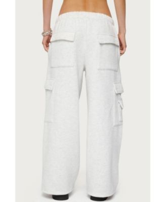 Women's Wide Leg Cargo Sweatpants