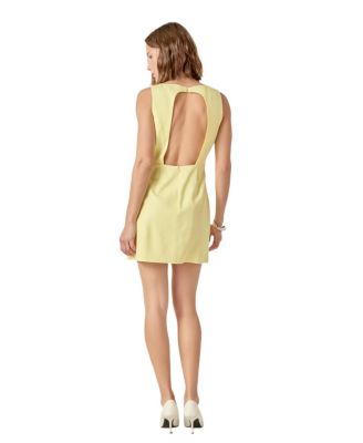 Women's Embellished Linen Mini Dress