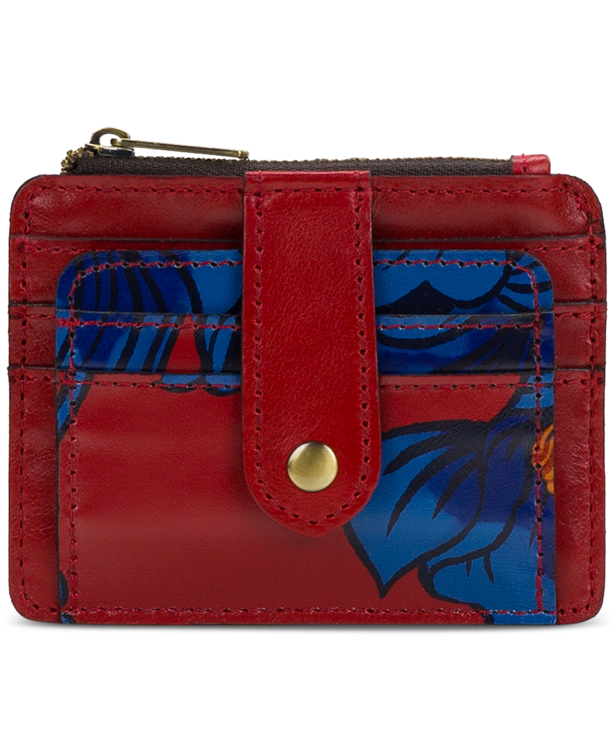 Cassis Id Small Printed Leather Wallet - Harbor Nights Small