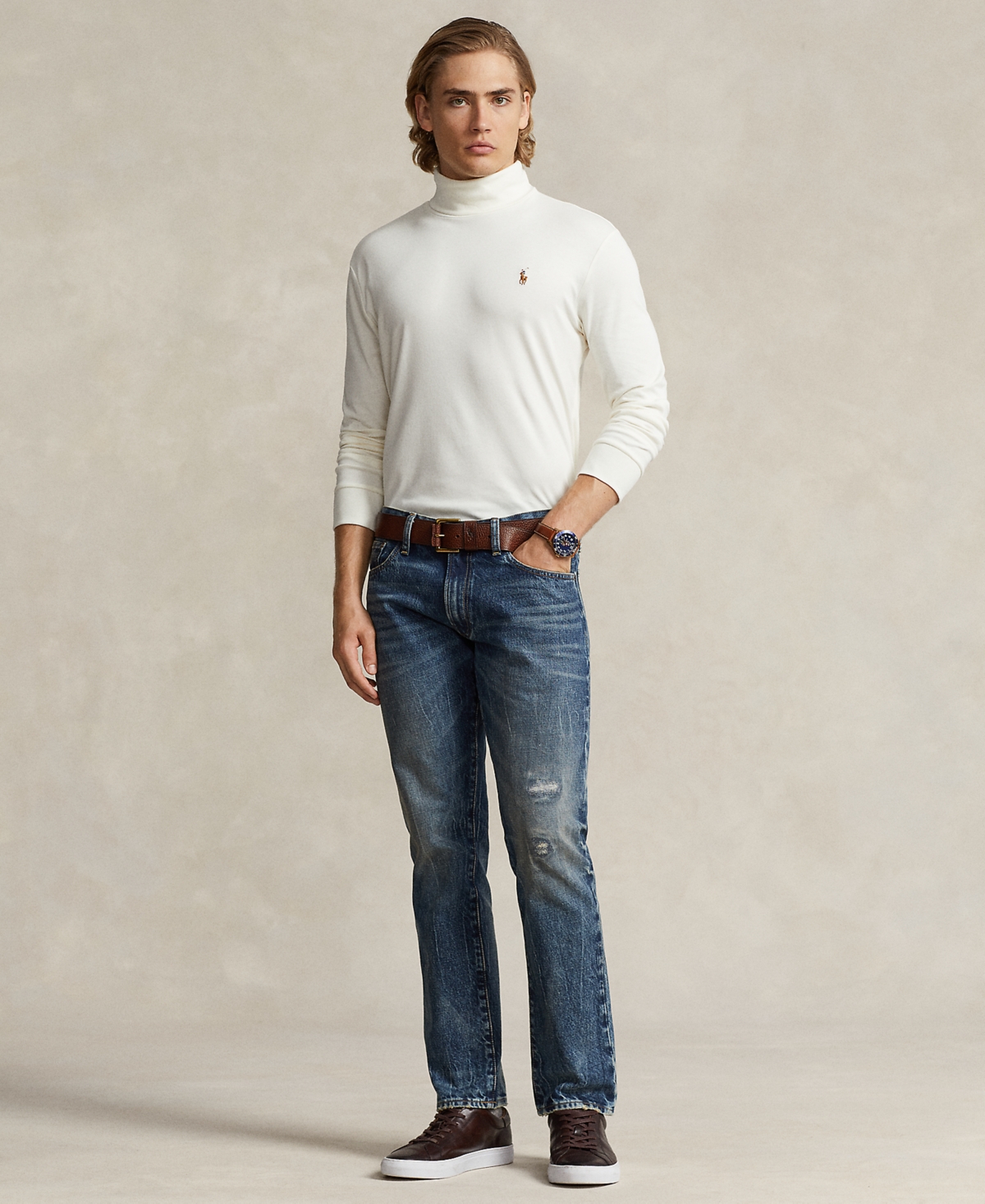 Polo Ralph Lauren Men's Soft Cotton Turtleneck