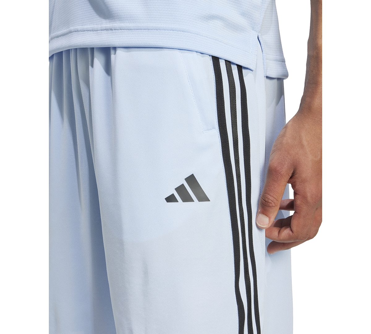 adidas Men's Pique 3-Stripes Logo Training Shorts