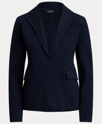 Women's Cotton-Blend Sweater Blazer