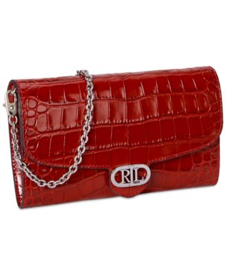 Adair Croc-Embossed Leather Small Crossbody