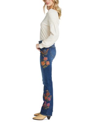 Women's Kelly X Oshibana Mid-Rise Bootcut Jeans