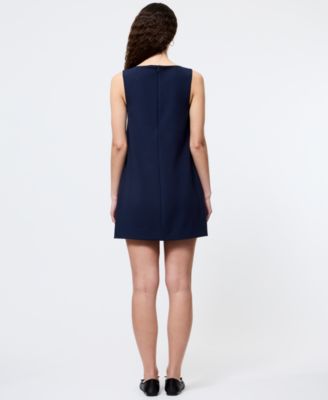 Women's Whisper Square-Neck Sleeveless Mini Dress
