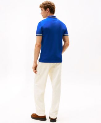 Men's Slim-Fit Tipped Polo Shirt