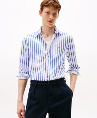 Tommy Hilfiger - Men's Heritage Stripe Oxford Shirt