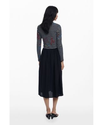 Women's Striped combined dress