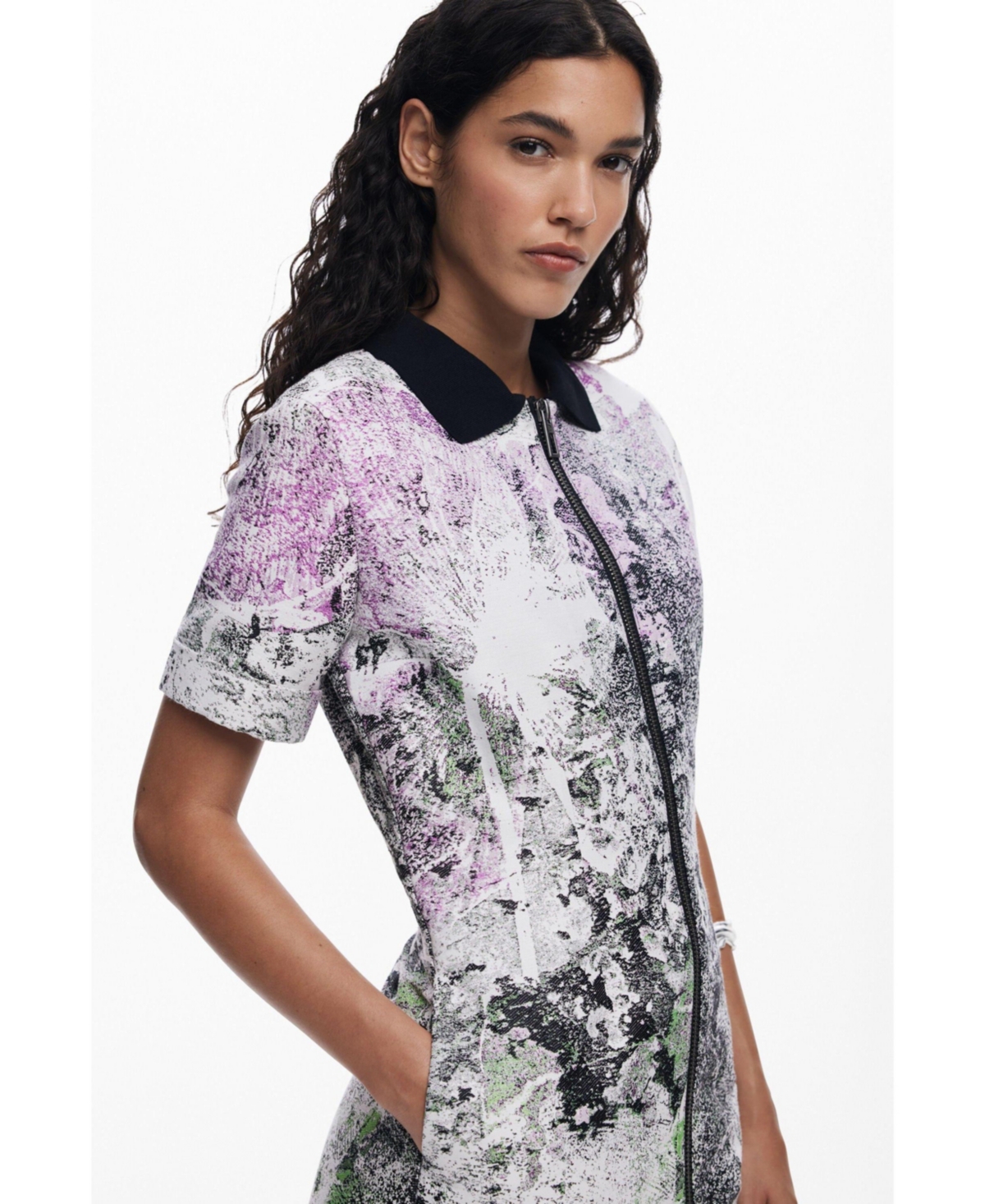 Desigual Women's Dress Designed By Mr. Christian Lacroix In Multi